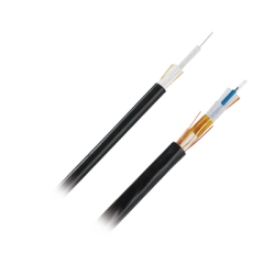 Cable de Fibra Óptica de 6 Hilos, Multimodo OM4 50/125 Optimizada, Interior/Exterior, Loose Tube 250um, No Conductiva (Dieléct