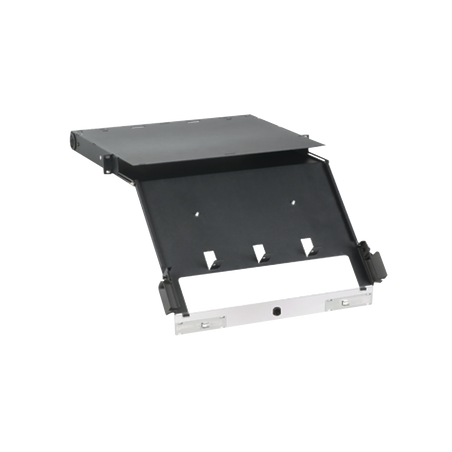 Panel de Distribución de Fibra Óptica, Acepta 4 Placas FAP o FMP, Bandeja Deslizable e Inclinable Hacia Abajo, Hasta 96 Fibras