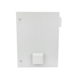 Gabinete Ventilado de Acero IP55 Uso en Exterior (600 x 800 x 300 mm) con Placa Trasera Interior Metálica y Compuerta Inferior 