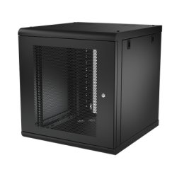 Gabinete de Pared 12U de 635 mm de Profundidad, Rack de 19 in en Acero Reforzado: Compacto y Resistente para Soluciones Profesio