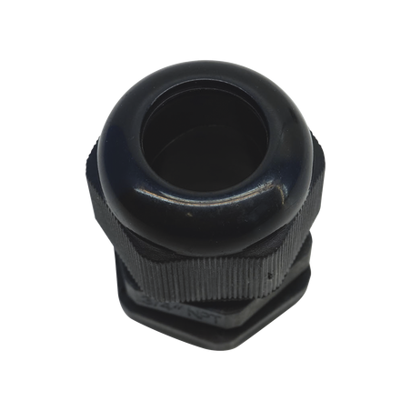 Conector Plástico Negro Tipo Glándula para Rosca NPT 3/4"
