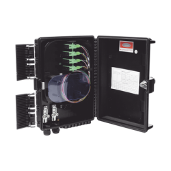 Cierre de Empalme para 24 Fusiones de Fibra Óptica, Interior/Exterior, con 16 Acopladores SC/APC y Splitter 1x16 SC/APC Incluid