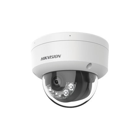 [Dual Light] Domo IP 6 Megapixel / Lente 2.8 mm / 30 mts IR + 30 mts Luz Blanca / Micrófono Integrado / ACUSENSE Lite / Exterio