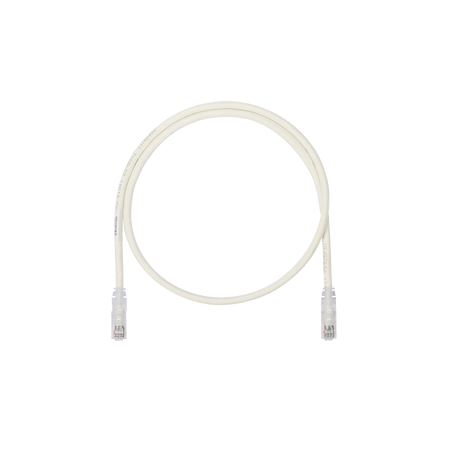 Cable de Parcheo UTP, Cat6A, 24 AWG, CM, Color Blanco, 2.13 Metros (7 Pies)