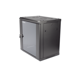 Gabinete para Montaje en Pared - Piso / Puerta de Cristal Templado / Cuerpo Fijo / 12 Unidades de Rack / 19" / Fabricado en Acer