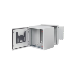 Gabinete Industrial ProTek de 12 UR Puerta Sólida de 612 x 600 x 789 mm Con Aire Acondicionado de 2000 BTU, Protección NEMA Ti