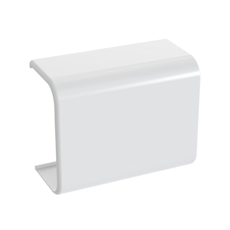Unión recta, para uso con canaleta LD10, material ABS, Color Blanco