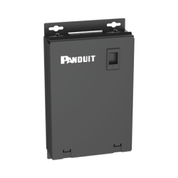 Punto de Consolidación de 12 Puertos Mini-Com, Instalación en Piso, Pared o Techo, Fabricado en Acero, Color Negro