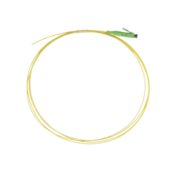 Pigtail de Fibra Óptica Monomodo LC/APC, Simplex de 1 Metro (3.28 Pies)