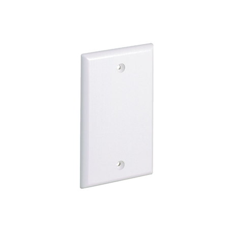Placa de Pared Ciega Universal, Material ABS, Color Blanco Mate