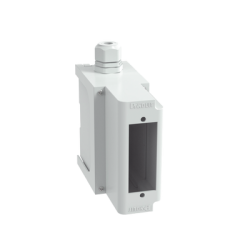 Panel de Parcheo Modular para Fibra Óptica, de Instalación en Riel DIN Estándar de 35 mm (1.38 pulgadas), Acepta Una Placa Ac