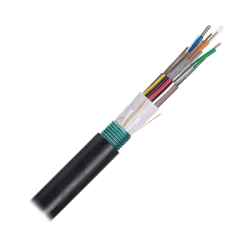 Cable de Fibra Óptica 6 Hilos, OSP (Planta Externa), Armada, MDPE (Polietileno de Media Densidad), Multimodo OM3 50/125 Optimiz