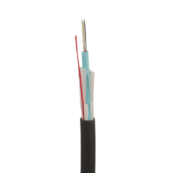 Cable de Fibra Óptica de 12 Hilos, Multimodo OM4 50/125 Optimizada, Interior/Exterior, Loose Tube 250um, No Conductiva (Dieléc