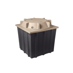 Registro Manhole con Tapa de Concreto Polimérico 1.22 x 1.22 x 1.22 Metros (4 x 4 x 4 Pies), Resistencia 20 Toneladas, Uso Vehi