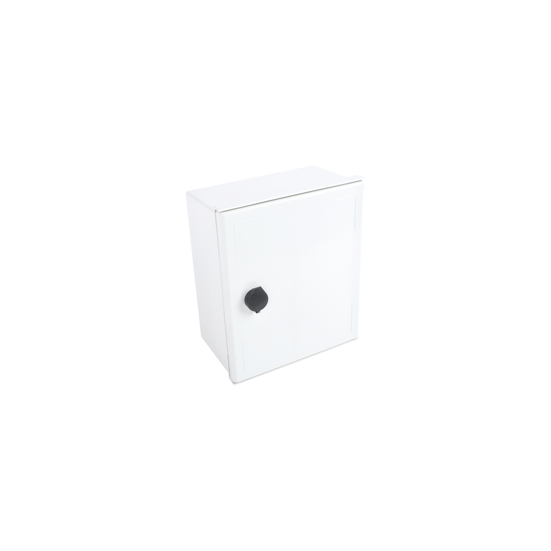 Gabinete de Poliéster IP65 Uso en Intemperie (250 x 300 x 140 mm) con Placa Trasera Interior de Plástico (Incluye Chapa y Llav