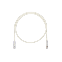Cable de Parcheo UTP, Cat6A, 24 AWG, CM, Color Blanco, 3.05 Metros (10 Pies)