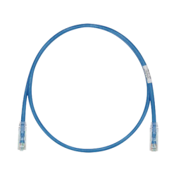 Cable de Parcheo TX6, UTP Cat6, 24 AWG, CM, Color Azul, 1.52 Metros (5 Pies)