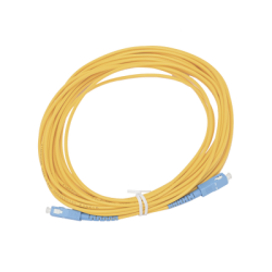 Jumper de Fibra Óptica Simplex, Monomodo, con Conectores SC/UPC-SC/UPC, de 10 Metros (32.81 Pies)