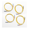 Kit de Cables de Referencia de Comprobación Monomodo CertiFiber Pro, Para Fibras con Conectores LC (2 SC/LC Metálico, 2 LC/LC 