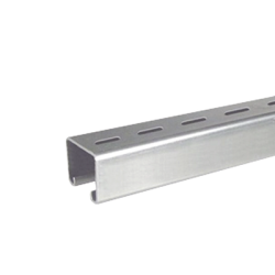 Unicanal Perforado 4 x 4 cm x 3 m / Calibre 16 / Galvanizado Electrolítico.