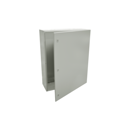 Gabinete de Acero IP66 Uso en Intemperie (800 x 1200 x 400 mm) con Placa Trasera Interior Metálica y Compuerta Inferior Atornil