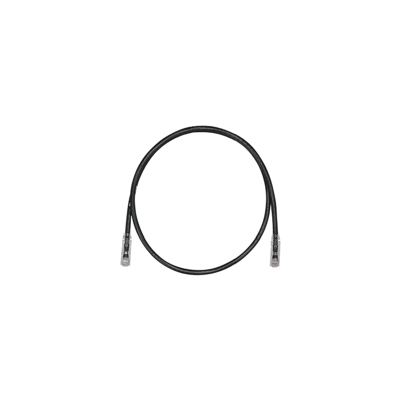 Cable de Parcheo TX6, UTP Cat6, 24 AWG, CM, Color Negro, 0.91 Metros (3 Pies)