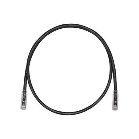 Cable de Parcheo TX6, UTP Cat6, 24 AWG, CM, Color Negro, 0.91 Metros (3 Pies)