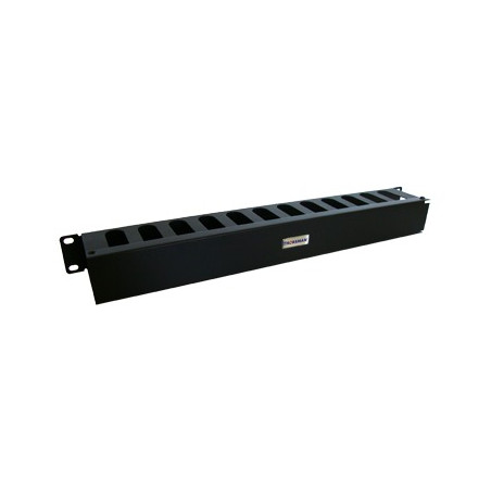 Organizador de cables horizontal de 19", 1UR