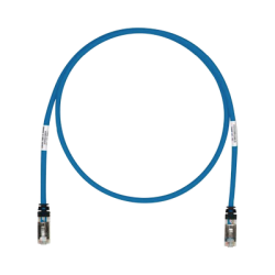 Patch Cord Cat6A, Blindado S/FTP, CM/LS0H, 1.52 Metros (5 Pies), Color Azul