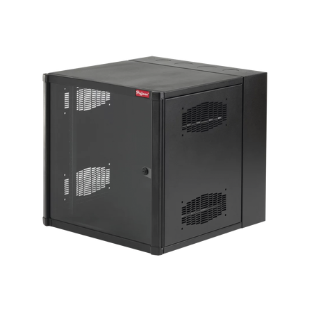 Gabinete AccessPlus de 19 UR Montaje en Pared de 19in, Rieles Numerados y Roscados 10-32, Puerta con Ventana de Seguridad, 600 m
