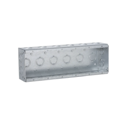 Caja de 6 Gang/Profundidad 2 1/2"/28 Entradas 1/2"-3/4".
