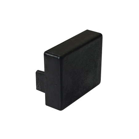 Tapa Final en Color Negro de PVC Auto Extinguible, Para Canaleta TMK-1720-N-CC (5290-02003)