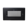 Gabinete de Pared de 6U con Puerta Perforada, 455 mm de Profundidad Total, Rack de 19'', Acero Reforzado Color Negro