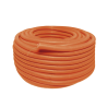 Manguera Poliducto Corrugado Flexible Naranja Reforzado de 1/2" x 100 m Para Instalaciones Eléctricas /Polietileno Alta Densida