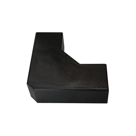 Sección en "L" Color Negro de PVC Auto Extinguible, Para Canaleta TMK-1720-N-CC (5230-02003)