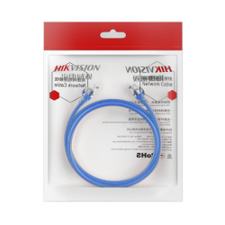 Cable de Parcheo (Patch Cord) / UTP / Cat. 6 (24 AWG) / 1 Metro (3.28 Pies) / Color Azul / Ideal para PoE+ / Interior