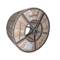 Carrete de 4 Kilómetros de Fibra Óptica Aérea (ADSS) G.652D, Monomodo de 96 Hilos, Exterior, Span 200, Loose Tube