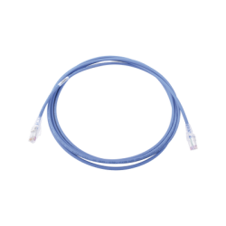 Patch Cord MC6 Modular Cat6 UTP, CM/LS0H, 3.05 Metros (10 Pies), Color Azul, Versión Bulk (Sin Empaque Individual)