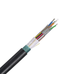 Cable de Fibra Óptica 12 Hilos, OSP (Planta Externa), Armada, MDPE (Polietileno de Media Densidad), Multimodo OM4 50/125 Optimi
