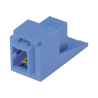 Módulo Acoplador SC Simplex, para Fibra Óptica Monomodo OS1/OS2, Tipo Mini-Com, Color Azul