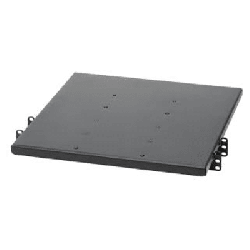 Charola de Doble Fijación en Rack de 2 Postes, 635 mm de Profundidad, y Soporte de Peso de 113 Kg, 1 UR, Color Negro