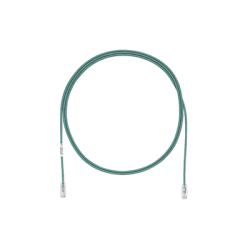 Cable de Parcheo TX6, UTP Cat6, Diámetro Reducido (28AWG), Color Verde, 3.05 Metros (10 Pies)