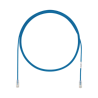 Cable de Parcheo UTP Cat6A, CM/LSZH, Diámetro Reducido (28AWG), Color Azul, 3.05 Metros (10 Pies)