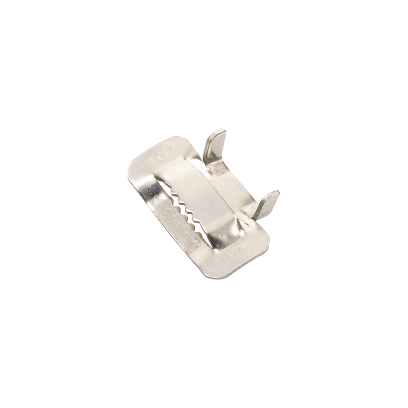 Hebilla de Acero Inoxidable T, 3/4", 100 piezas