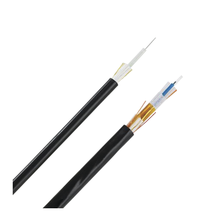 Cable de Fibra Óptica de 12 Hilos, Multimodo OM3 50/125 Optimizada, Interior/Exterior, Loose Tube 250um, No Conductiva (Dieléc