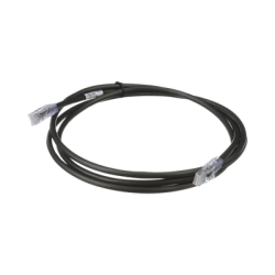 Cable de Parcheo UTP, Cat6A, 24 AWG, CM, Color Negro, 0.91 Metros (3 Pies)