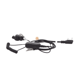 MICRÓFONO DE SOLAPA CON AUDÍFONO DISCRETO P/ KENWOOD Serie G/ 3230/ 2102G/ 2202L/ 2212L/ 2170/ 2360/ 2302/ 2312/ 2000/ 2402/ N