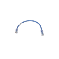 Cable de Parcheo TX6, UTP Cat6, 24 AWG, CM, Color Azul, 0.3 Metros (1 Pie)