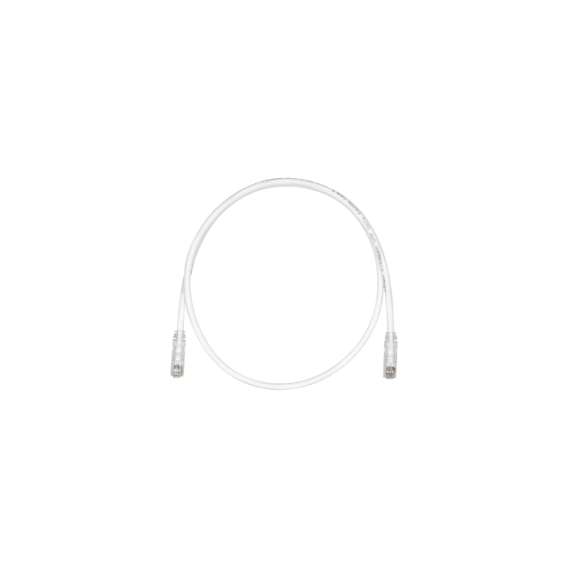 Cable de Parcheo TX6, UTP Cat6, 24 AWG, CM, Color Blanco Mate, 1.52 Metros (5 Pies)