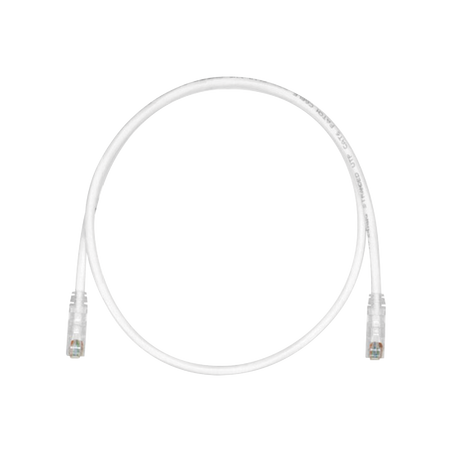 Cable de Parcheo TX6, UTP Cat6, 24 AWG, CM, Color Blanco Mate, 1.52 Metros (5 Pies)